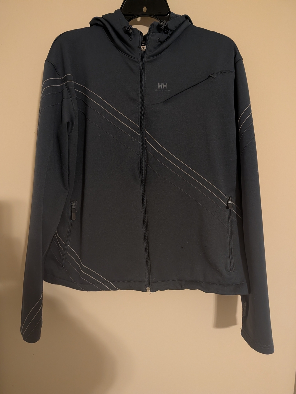 Helly Hansen Women's Blue/Grey Hooded Zip Jacket